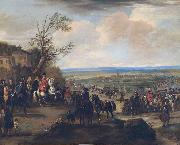 John Wootton The Duke of Marlborough at the Battle of Oudenaarde France oil painting artist